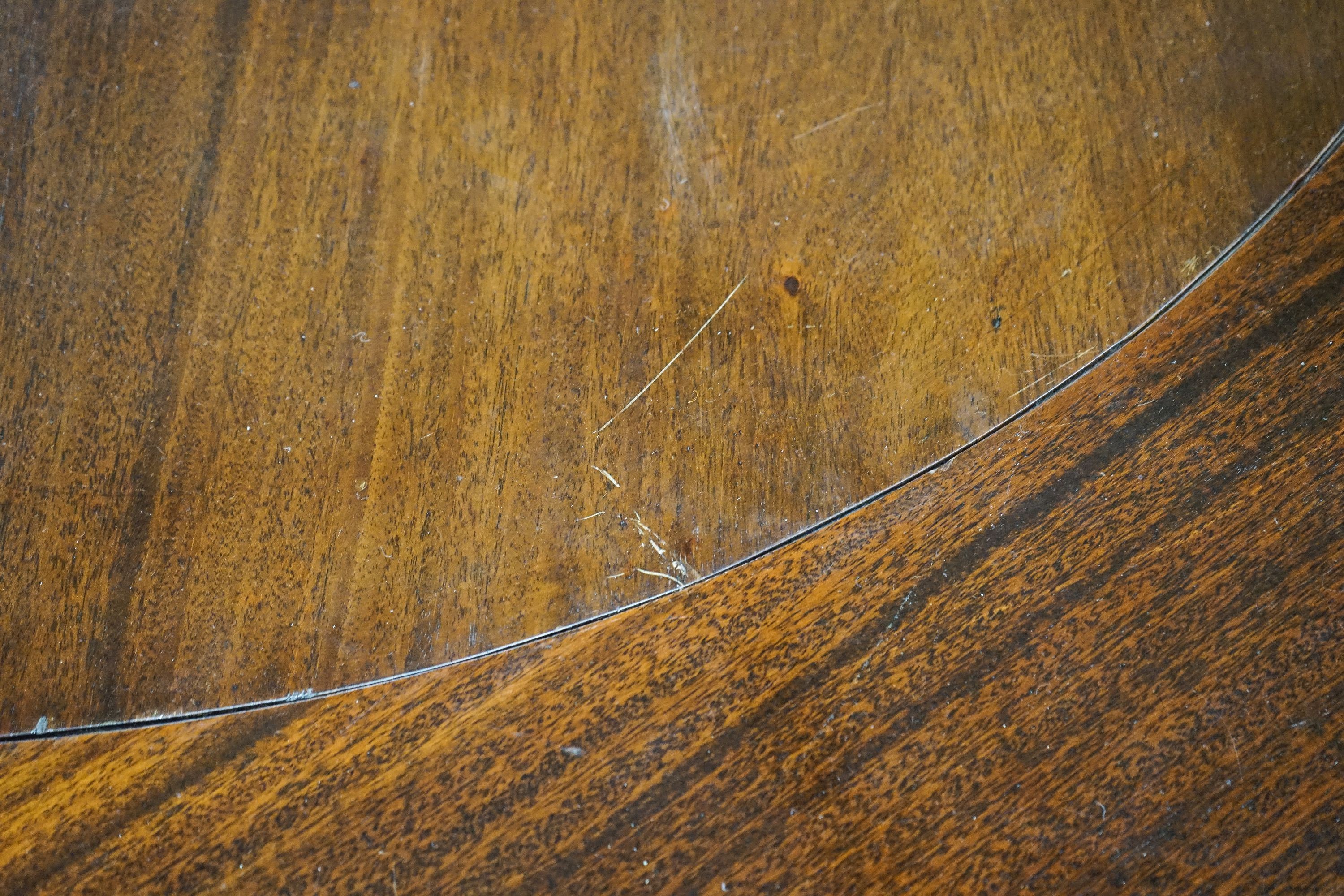 A Victorian and later circular mahogany extending dining table, 170cm diameter, height 70cm